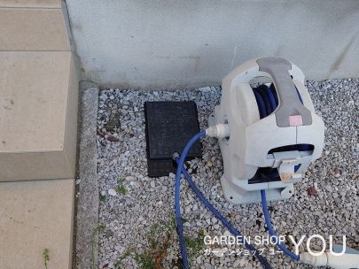【施工前】散水栓しかなく使いにくい水道。